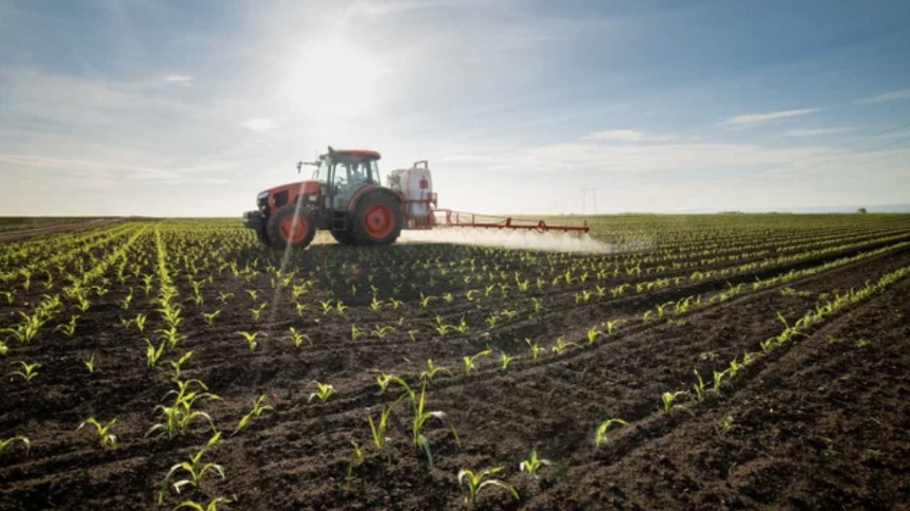 farmer field tractor crops agriculture