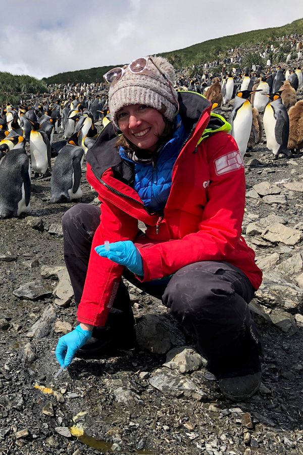 Gemma Clucas and Penguins