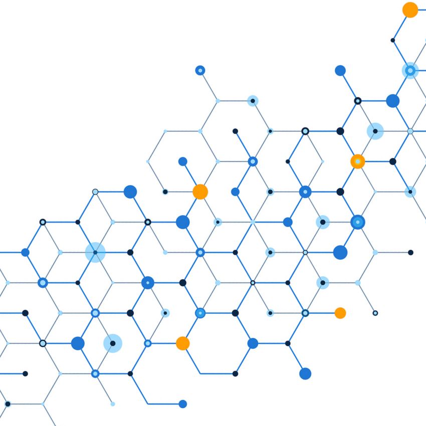 illustration of molecular model