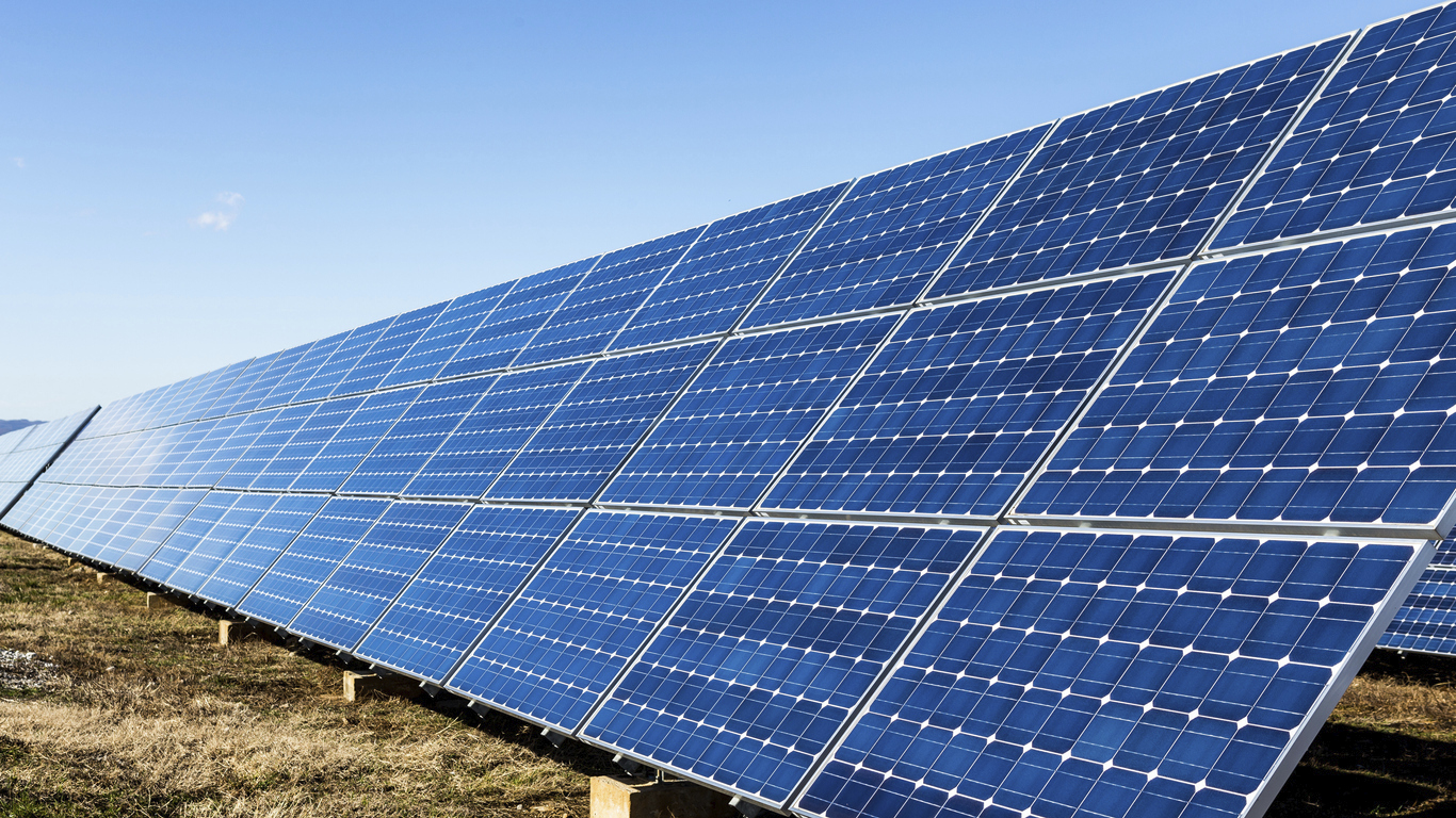 Large solar panel