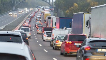 cars on a busy highway
