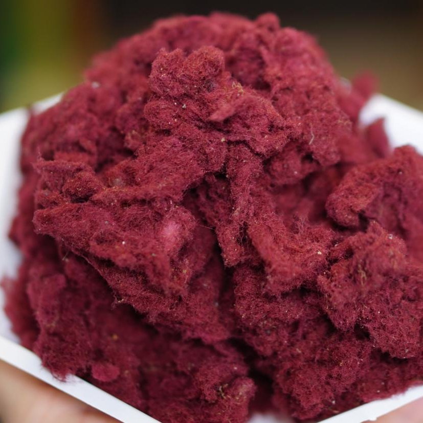 Red algae seaweed tested as a dairy dietary supplement to reduce enteric methane emissions in cattle.