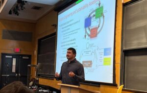Michael Charles presents in Climate Seminar Series
