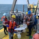 Augustus Pendleton and colleagues aboard the U.S. EPA’s Lake Guardian research vessel (provided)