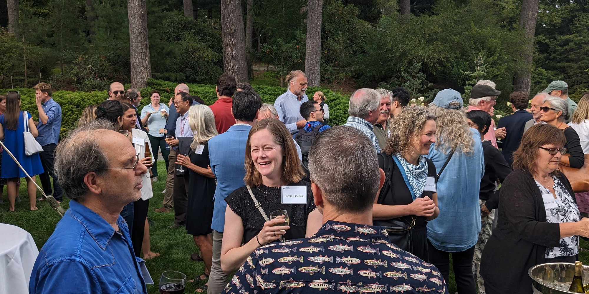 Candid group photo from 2023 Fellows Reception