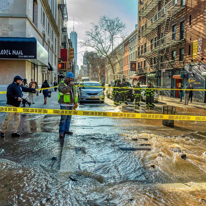 Flooding in Lower Manhattan - September 20, 2020
