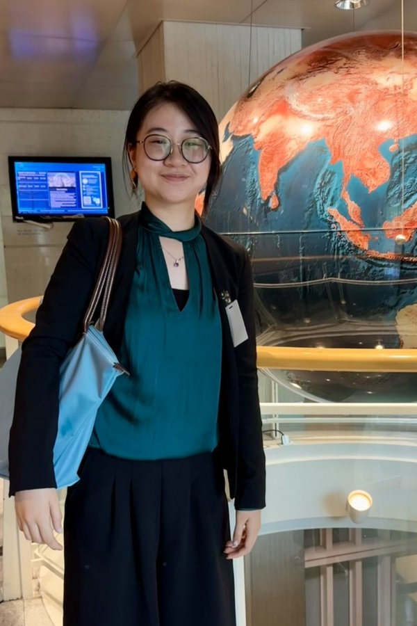 2025 Atkinson-EDF Summer Intern Gina Chen in EDF Offices