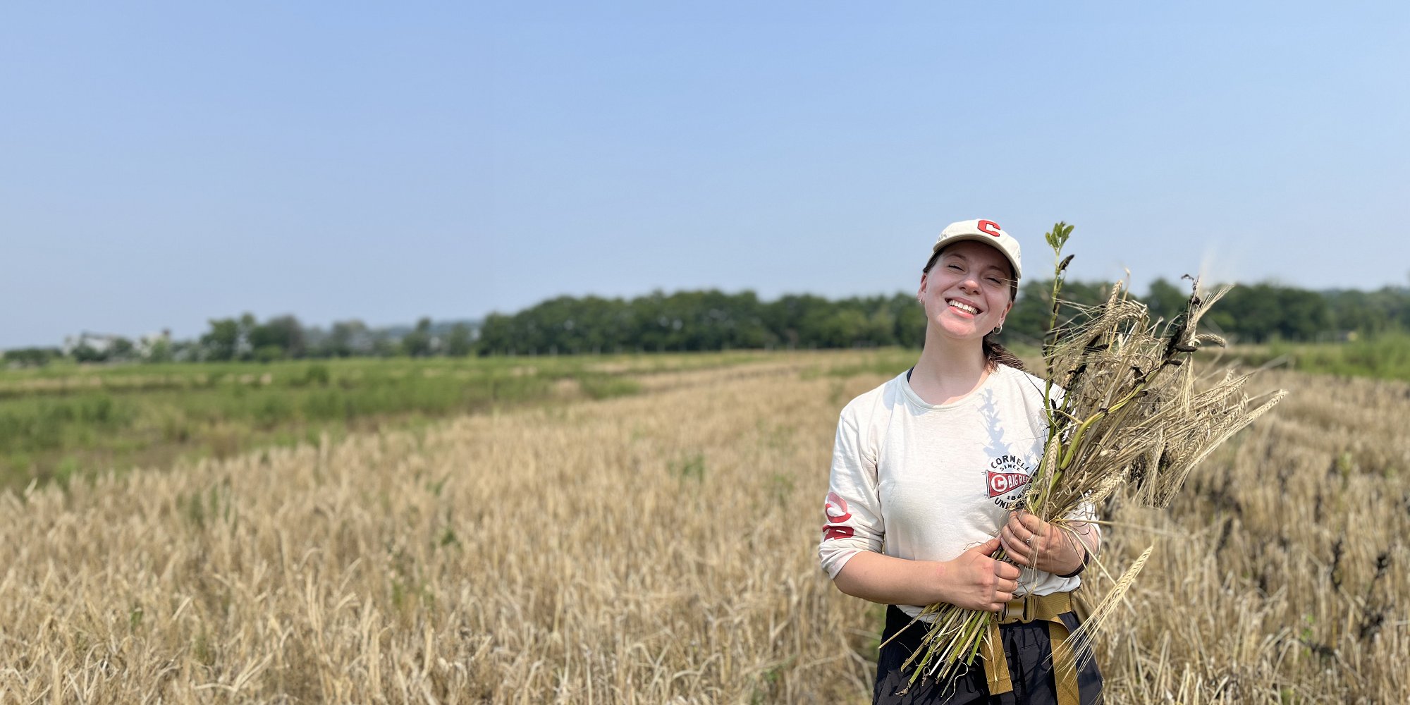 2025 SBF Awardee Natasha Djuric in wheat field