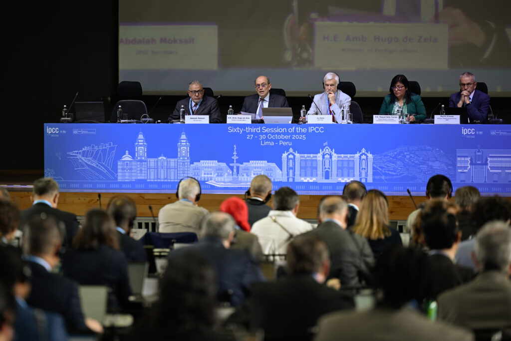 Scientists gather for the 63rd session of the Intergovernmental Panel on Climate Change in Lima, Peru, on Oct. 27, 2025. Credit: Peru Ministry of Environment